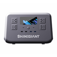 Shinegiant SG300P I ワイヤレス充電 I 300W 300Wh LiFePO4 バッテリー ポータブル パワー ステーション