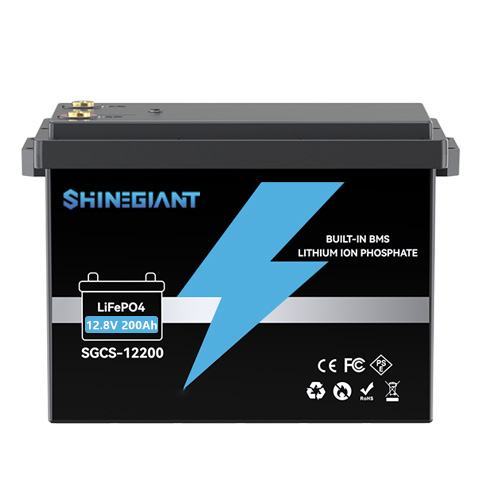  Shinegiant SGCS-12100鉛酸からリチウムバッテリーの交換